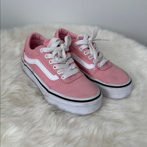 Kids Low Top Old School Pink Vans